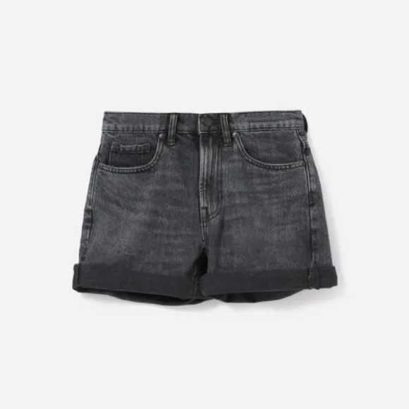 Everlane The Denim Short- Washed Black - Picture 6 of 10
